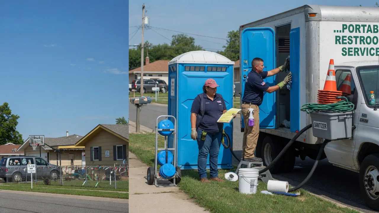 Portable Toilet Rental in La Harpe, KS near me